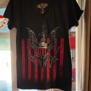 Black and Red Girls With Guns, Eagle Tee We The People